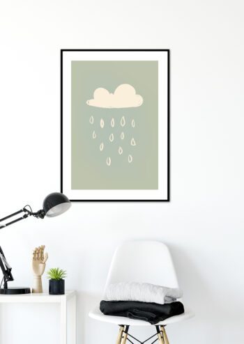 Poster Regenwolken Poster 2