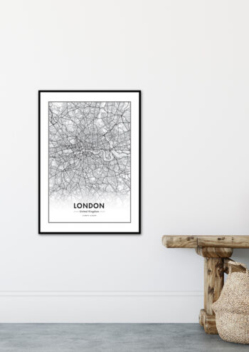 Poster London Karte Poster 2
