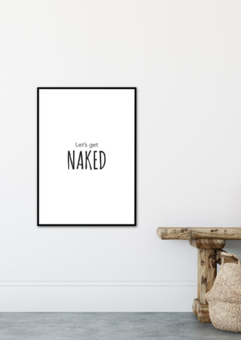 Poster Lets get naked Poster 2