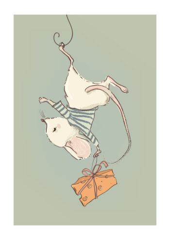 Poster Maus mit Käse Poster 1