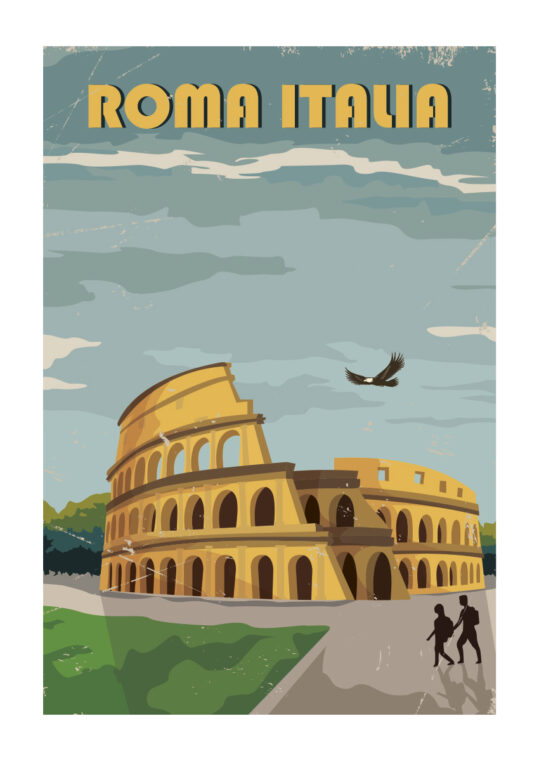 Poster Rom Vintage Retro Poster 1