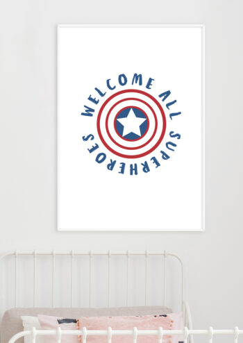 Poster Welcome superheroes Poster 2