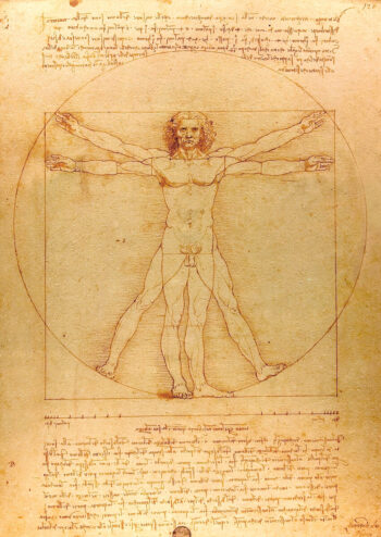 Poster Vitruvian Man - Leonardo da Vinci Poster 1