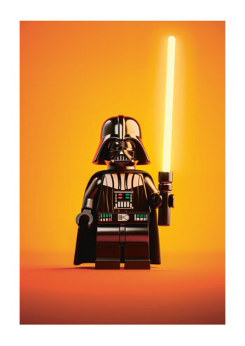 Poster Lego in space - star wars darth wader Poster 1