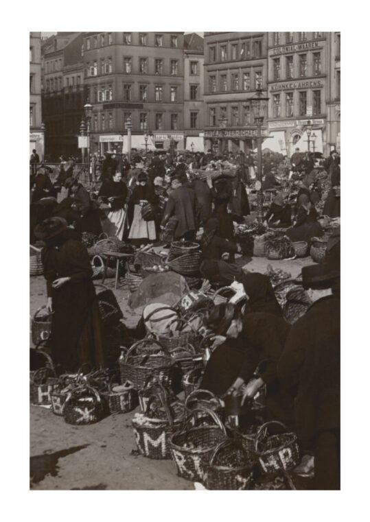 Poster Hamburg Markt 1906 Poster 1