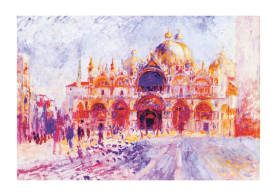 Poster Renoir The Piazza San Marco Poster 1