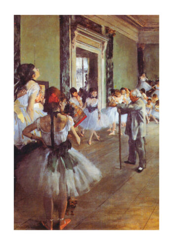 Poster Degas Danslektionen Poster 1