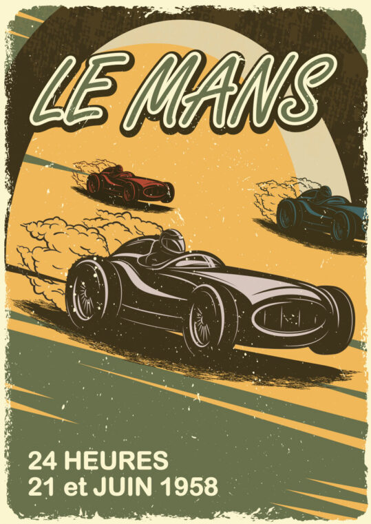 Poster Le Mans 24 hour F1 Poster 1