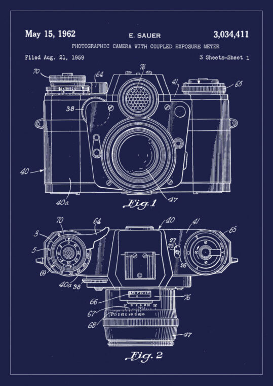 Poster Kamera Patent Poster 1