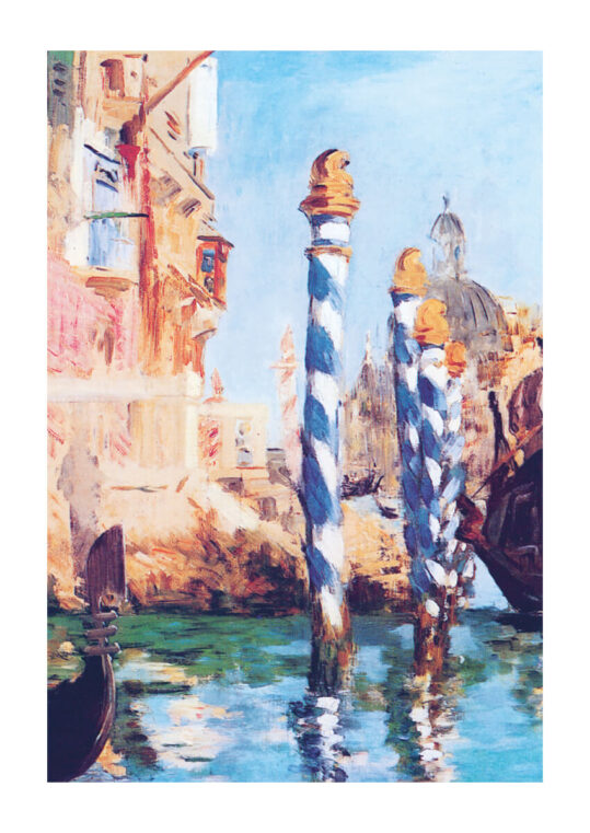 Poster Manet Canal Grande Venedig Poster 1