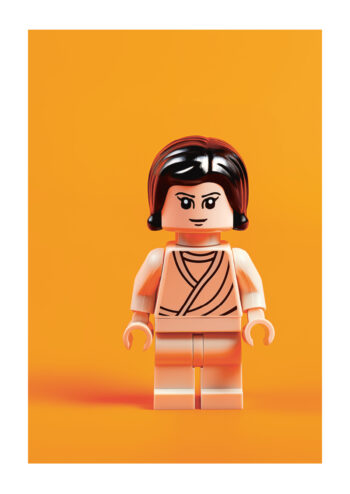 Poster Princess Leia Lego in space Poster 1