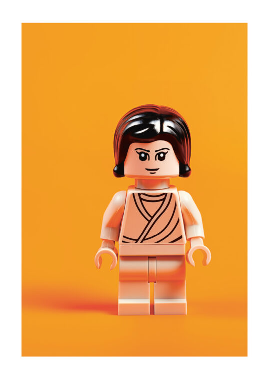 Poster Princess Leia Lego in space Poster 1