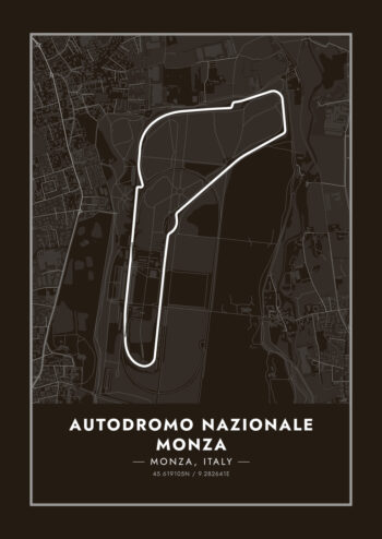Poster Autodromo Nazionale Monza Formula 1 F1 Poster 1