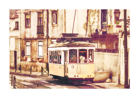 Poster Strassenbahn Lissabon Poster 1