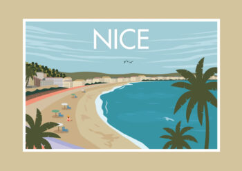 Poster Nice/Nizza Vintage Poster 1