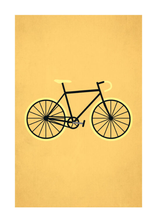 - Kubistika PosterBycycle Love - Kubistika Poster 1