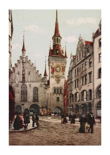 Poster Munchen Altes Rathaus 1895 Poster 1