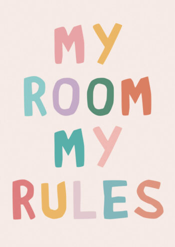 Poster My room My rules Poster 1