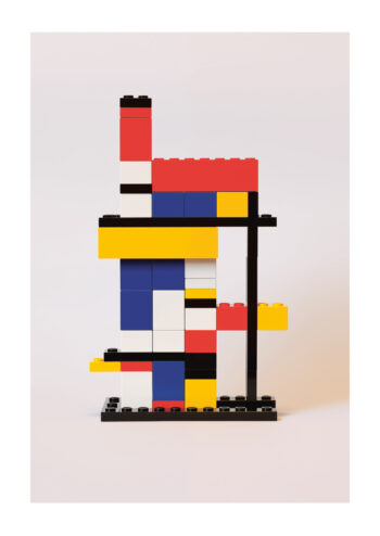Poster Lego Mondrian Poster 1