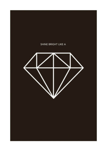 Poster Shine bright like a diamond Poster 1